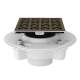 PVC 2-in x 3-in Drain Kit with 3146 Petal Decorative Cover in English Bronze