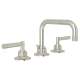 U-Spout Widespread Lavatory Faucet with Metal Lever and 6-11/16