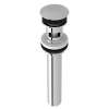 Slotted Touch Seal Dome Drain with 6-in Tailpiece in Polished Chrome