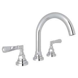 C-Spout Widespread Lavatory Faucet with 8-1/2