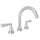 C-Spout Widespread Lavatory Faucet with 8-1/2
