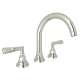 C-Spout Widespread Lavatory Faucet with 8-1/2