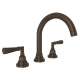 C-Spout Widespread Lavatory Faucet with 8-1/2