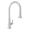Italian Kitchen Patrizia A3420LMAPC-2 Pull-Down Kitchen Faucet With Metal Lever Handle In Polished Chrome