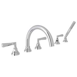 San Giovanni 4 GPM Deck Mounted Tub Filler - In Multiple Colors