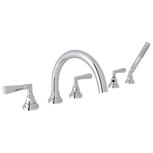 San Giovanni 4 GPM Deck Mounted Tub Filler - In Multiple Colors
