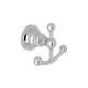 Italian San Giovanni A1481LIAPC Double Robe Hook in Polished Chrome