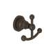 Italian San Giovanni A1481LITCB Double Robe Hook in Tuscan Brass