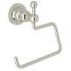 Italian San Giovanni A1492LIPN Open Toilet Paper Holder in Polished Nickel