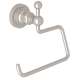 Italian San Giovanni A1492LISTN Open Toilet Paper Holder in Satin Nickel