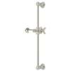 Slide Bar with Cross Handle in Polished Nickel