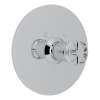 Thermostatic Trim Plate with Metal Campo Wheel and without Volume Control in Polished Chrome
