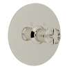Thermostatic Trim Plate with Metal Campo Wheel and without Volume Control in Polished Nickel