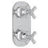 San Giovanni A4564XMAPC Trim for 1/2-in Thermostatic/Diverter Control Rough Valve with Cross Handle in Polished Chrome