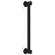 18-in Decorative Grab Bar in Matte Black