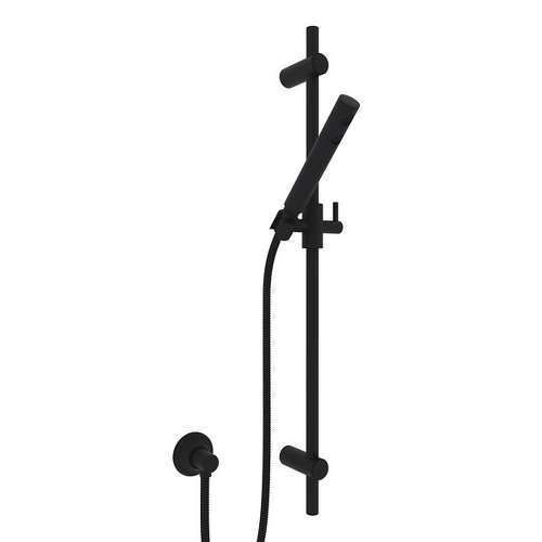 Modern Single-Function Handshower Set in Matte Black