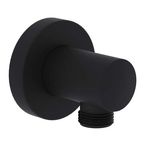 Handshower Wall Outlet in Matte Black