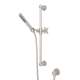 Single-Function Handshower Set with Cross Handle in Satin Nickel