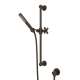 Single-Function Handshower Set with Cross Handle in Tuscan Brass