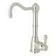 Column Spout Hot Water Dispenser Faucet With Metal Lever Handle In Polished Nickel