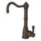 Column Spout Hot Water Dispenser Faucet With Metal Lever Handle In Tuscan Brass
