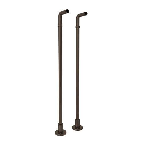Floor Pillar Legs or Supply Unions - Set of 2 in Tuscan Brass