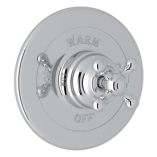 Arcana AC110X-APC Pressure Balance Trim with Cross Handle and without Diverter in Polished Chrome