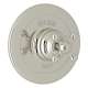 Arcana AC110X-PN Pressure Balance Trim with Cross Handle and without Diverter in Polished Nickel