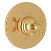 Arcana AC110X-IB Pressure Balance Trim with Cross Handle and without Diverter in Italian Brass