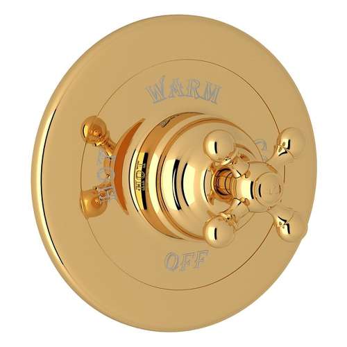 Arcana AC110X-IB Pressure Balance Trim with Cross Handle and without Diverter in Italian Brass