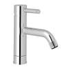 Single Hole Lavatory Faucet with Industrial Metal Levers in Polished Chrome