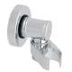 Baltera Handshower Outlet and Swiveling Handshower Holder in Polished Chrome