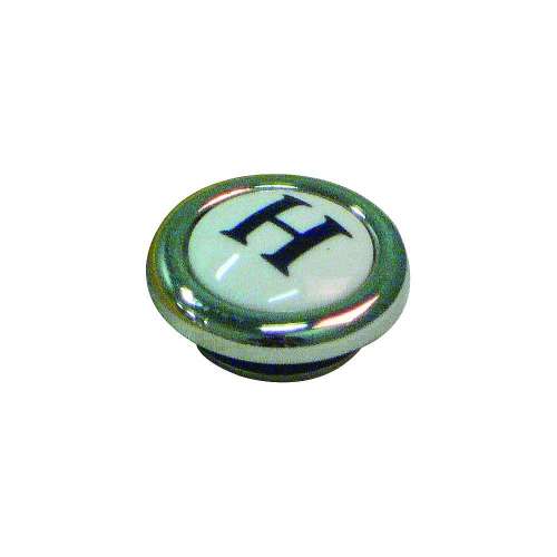Pressure Fit Porcelain Screw Cover Cap Complete With H Letter