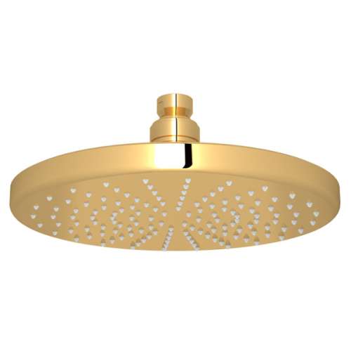 1075/8IB 8-in Rain Showerhead, Italian Brass