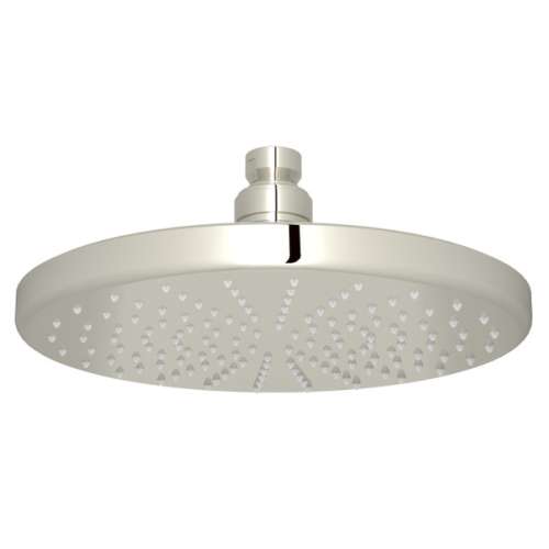 1075/8PN 8-in Rain Showerhead, Polished Nickel