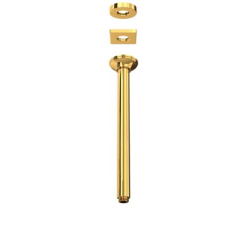 1505/12IB 13-in Ceiling Mount Shower Arm, Italian Brass