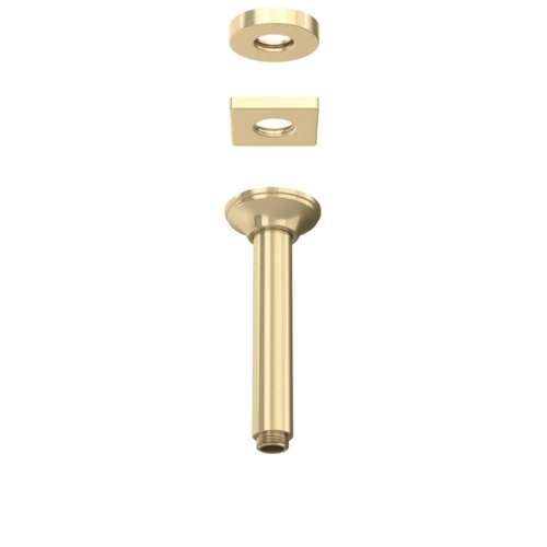 1505/6AG 6 11/16-in Traditional Ceiling Mount Shower Arm, Antique Gold