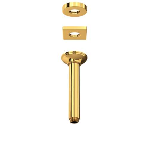 1505/6IB 7-in Ceiling Mount Shower Arm, Italian Brass