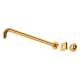 200127SAIB 20-in Reach Wall Mount Shower Arm, Italian Brass