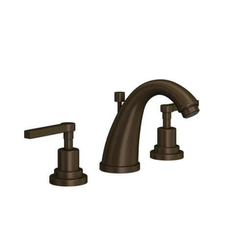 A1208LMTCB-2 Lombardia C-Spout Widespread Bathroom Faucet with Metal Lever Handle, Tuscan Brass