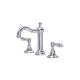 A1409LMAPC-2 Acqui Column Spout Widespread Bathroom Fauce with Metal Lever Handlet, Polished Chrome
