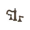 A1409LMTCB-2 Acqui Column Spout Widespread Bathroom Faucet with Metal Lever Handle, Tuscan Brass