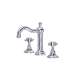 A1409XMAPC-2 Acqui Column Spout Widespread Bathroom Faucet with Cross Handle, Polished Chrome