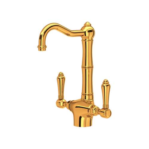 A1680LMIB-2 Acqui Single Hole Column Spout Bar and Food Prep Faucet, Italian Brass