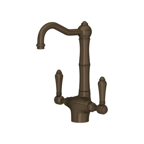 A1680LMTCB-2 Acqui Single Hole Column Spout Bar and Food Prep Faucet, Tuscan Brass