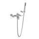 A2202LMAPC Lombardia Wall Mount Exposed Tub Set with Handshower with Metal Lever Handle, Polished Chrome