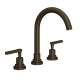 A2208LMTCB-2 Lombardia C-Spout Widespread Bathroom Faucet with Metal Lever Handle, Tuscan Brass