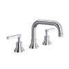A2218LMAPC-2 Lombardia U-Spout Widespread Bathroom Faucet with Metal Lever Handle, Polished Chrome