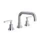 A2218LMAPC-2 Lombardia U-Spout Widespread Bathroom Faucet with Metal Lever Handle, Polished Chrome