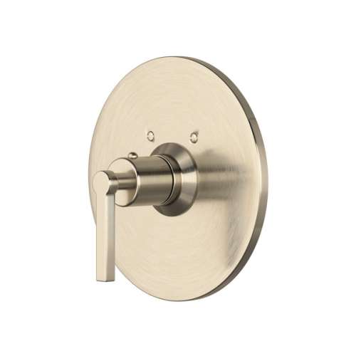 A4214LMSTN Lombardia Thermostatic Trim Plate without Volume Control with Metal Lever Handle, Satin Nickel